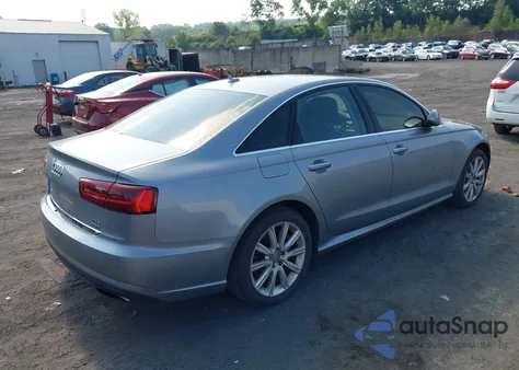2016 Audi A6 2.0T Premium Plus z USA, uszkodzony, nr VIN WAUGFAFCXGN093334